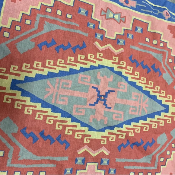 Southwest Theme Southwest Theme Bandana/Blue Pink - Picture 6 of 7